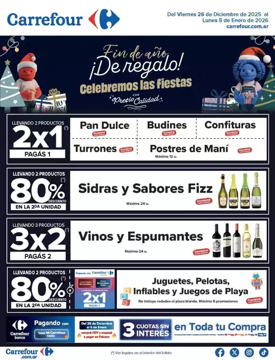 Catálogo Carrefour | Carrefour Hiper 26 Diciembre | 2025-12-26T00:00:00.000Z - 2026-01-06T00:00:00.000Z