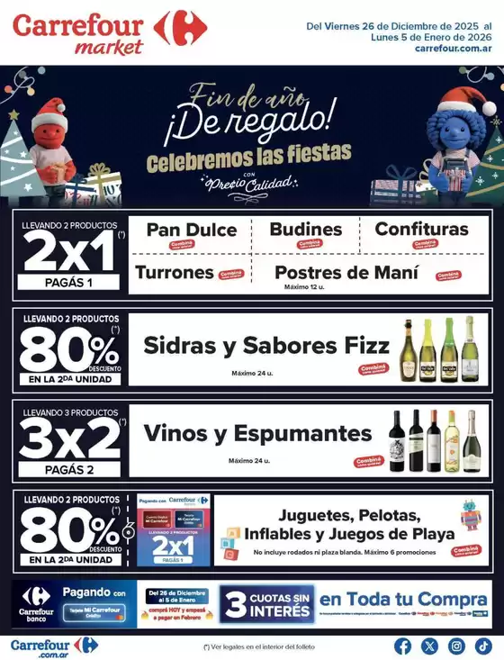 Catálogo Carrefour Market | Carrefour Market 26 Diciembre | 2025-12-26T00:00:00.000Z - 2026-01-06T00:00:00.000Z