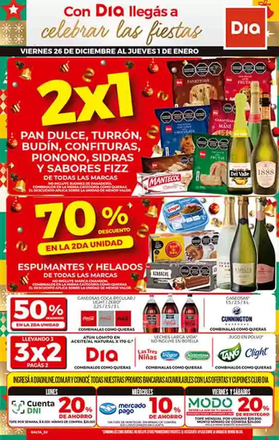 Catálogo Supermercados DIA en Miramar (Buenos Aires) | Excelente oferta para todos los clientes | 2025-12-26T00:00:00.000Z - 2026-01-01T00:00:00.000Z