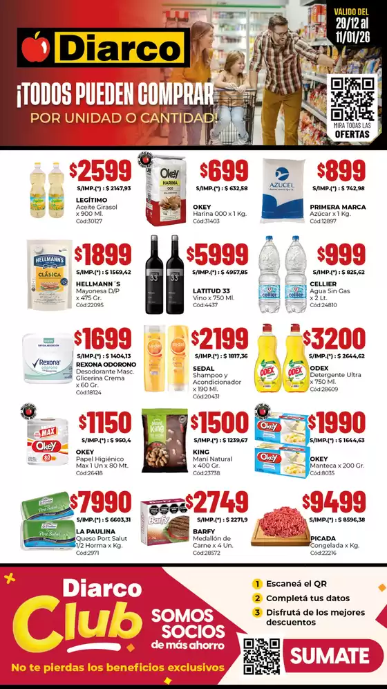 Catálogo Diarco en Córdoba | OFERTAS ESPECIALES | 2025-12-29T00:00:00.000Z - 2026-01-11T00:00:00.000Z