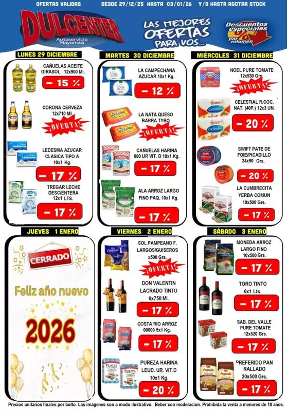 Catálogo Dulcenter en Vicente López | Ofertas Dulcenter | 2025-12-29T00:00:00.000Z - 2026-01-03T00:00:00.000Z