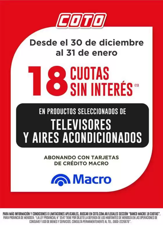 Catálogo Coto | Coto Afiche Web Banco Macro | 2025-12-30T00:00:00.000Z - 2026-01-31T00:00:00.000Z