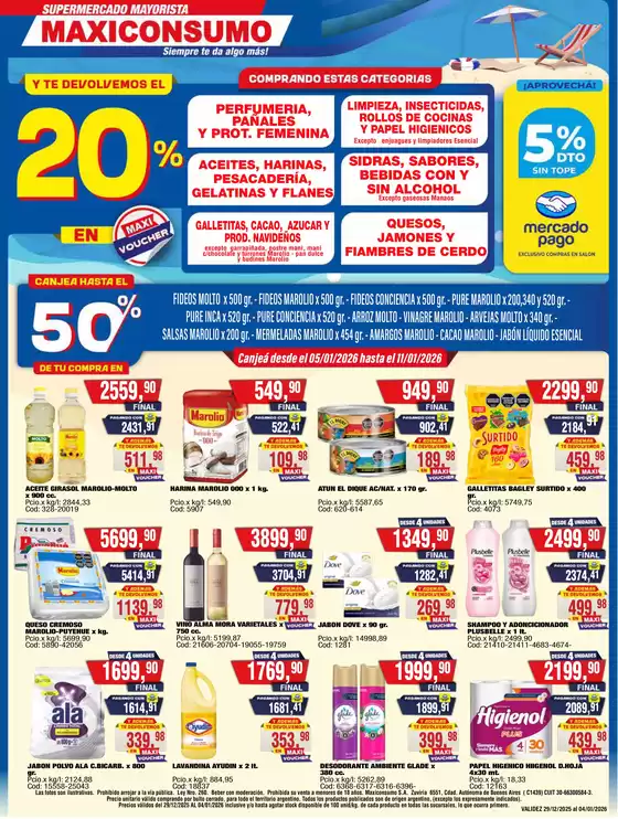 Catálogo Maxiconsumo en Puerto Madryn | Revista n 979 29 12 2025 final 6 | 2025-12-29T00:00:00.000Z - 2026-01-04T00:00:00.000Z