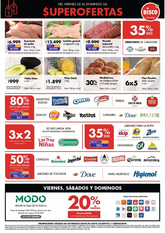 Catálogo Disco | Ofertas | Costa Atlántica  | 2026-01-02T00:00:00.000Z - 2026-01-04T00:00:00.000Z