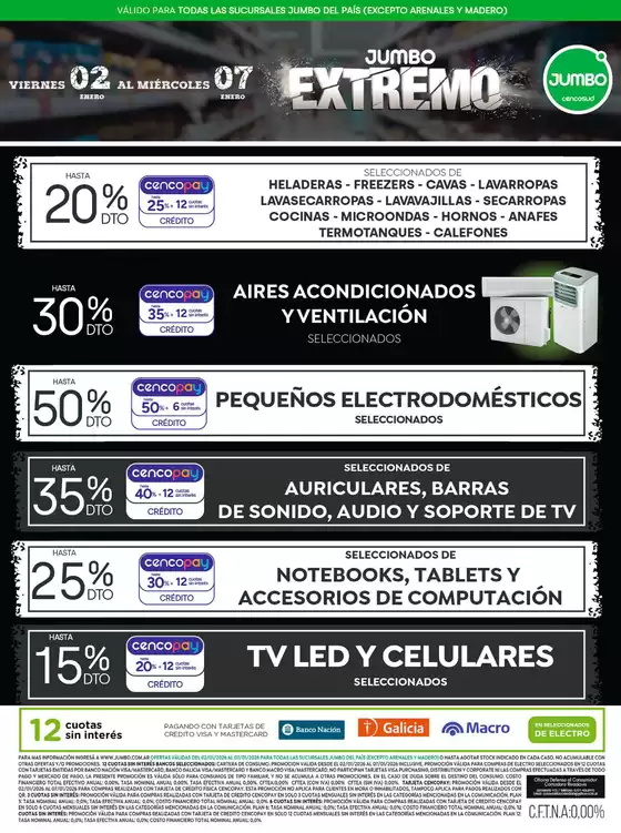 Catálogo Jumbo | Oferta | Electro y Hogar | 2026-01-02T00:00:00.000Z - 2026-01-07T00:00:00.000Z