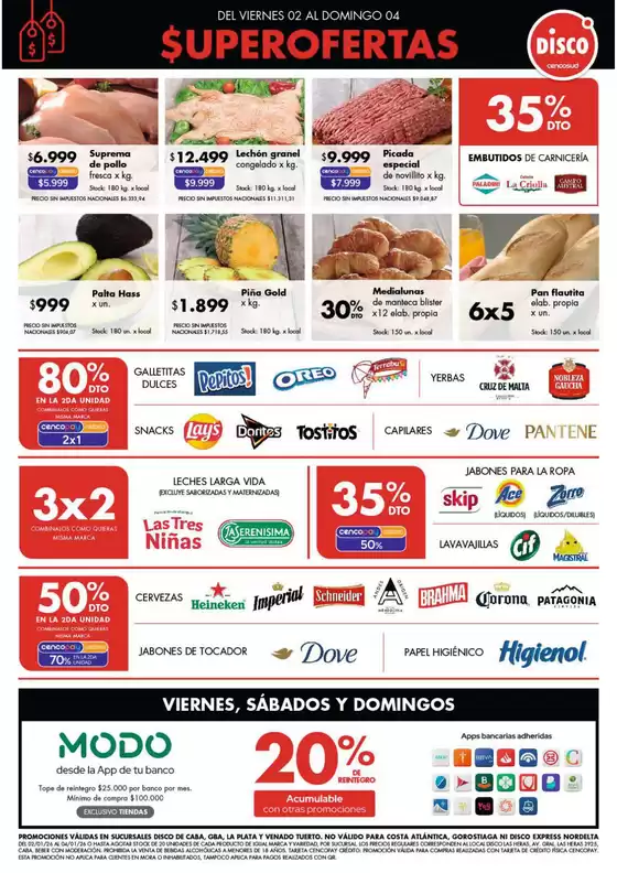 Catálogo Disco | Ofertas | Bs. As. y Santa Fé | 2026-01-02T00:00:00.000Z - 2026-01-04T00:00:00.000Z