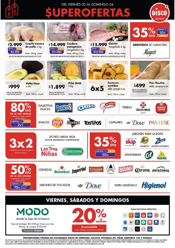 Catálogo Disco | Ofertas | Córdoba | 2026-01-02T00:00:00.000Z - 2026-01-04T00:00:00.000Z