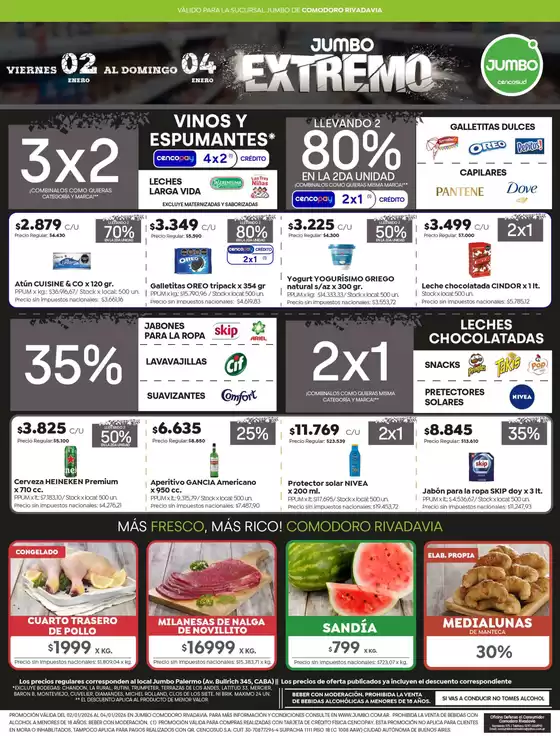 Catálogo Jumbo en Banfield | Ofertas | Comodoro | 2026-01-02T00:00:00.000Z - 2026-01-04T00:00:00.000Z