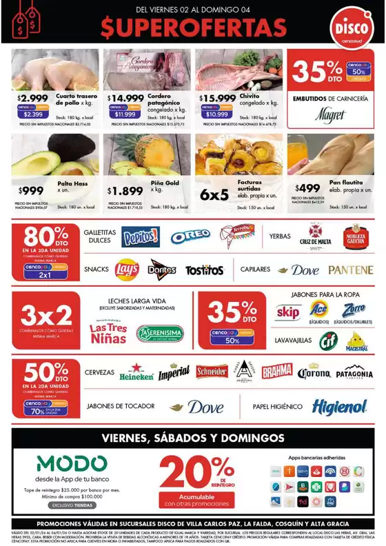 Catálogo Disco | Ofertas | Punilla | 2026-01-02T00:00:00.000Z - 2026-01-04T00:00:00.000Z