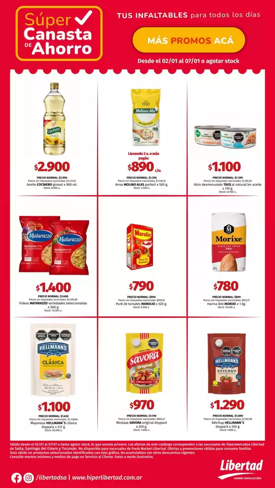 Catálogo Hiper Libertad en Córdoba | Ofertas para cazadores de gangas | 2026-01-02T00:00:00.000Z - 2026-01-07T00:00:00.000Z