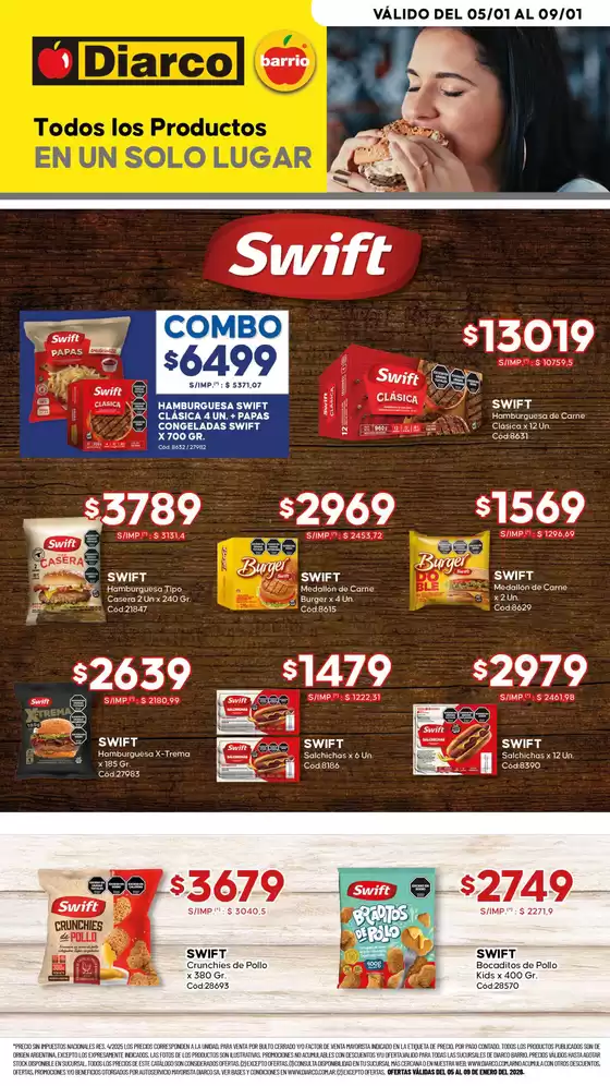 Catálogo Diarco | ESPECIAL SWIFT | 2026-01-05T00:00:00.000Z - 2026-01-09T00:00:00.000Z