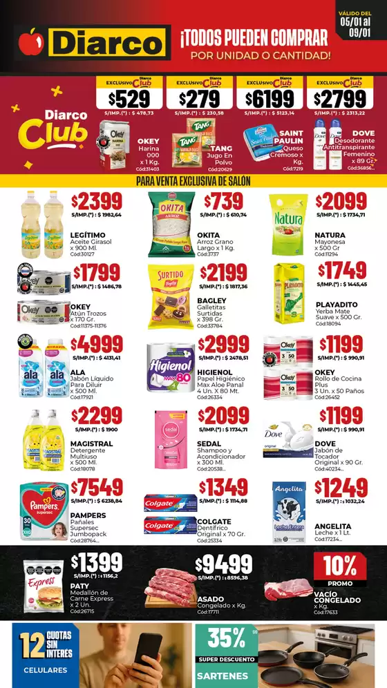 Catálogo Diarco | OFERTAS GBA | 2026-01-05T00:00:00.000Z - 2026-01-09T00:00:00.000Z