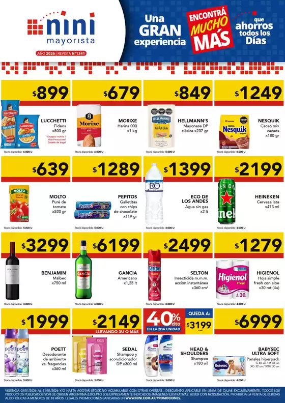 Catálogo Nini Mayorista | Revista Nini Mayorista | 2026-01-05T00:00:00.000Z - 2026-01-11T00:00:00.000Z