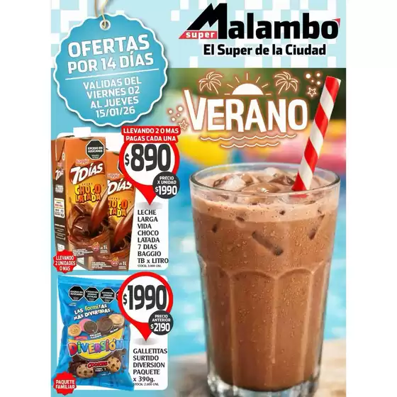 Catálogo Supermercados Malambo | Ofertas principales para todos los cazadores de gangas | 2026-01-02T00:00:00.000Z - 2026-01-15T00:00:00.000Z