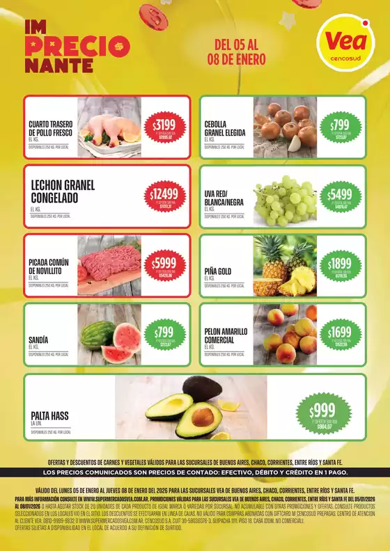 Catálogo Supermercados Vea | Oferta Semanal BSAS NEA | 2026-01-05T00:00:00.000Z - 2026-01-08T00:00:00.000Z