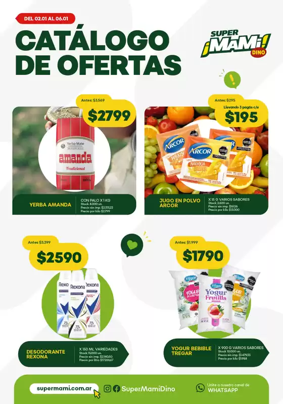 Catálogo Super Mami en Neuquén | Catálogo de ofertas | 2026-01-05T00:00:00.000Z - 2026-01-06T00:00:00.000Z
