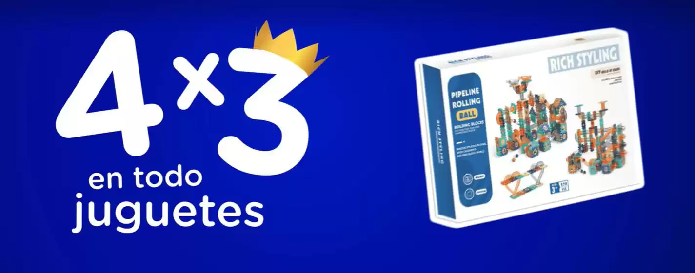 Catálogo Creciendo | 4x3 en todo juguetes | 2026-01-05T00:00:00.000Z - 2026-01-28T00:00:00.000Z