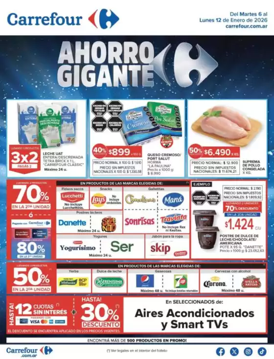 Catálogo Carrefour | Carrefour Hiper 06 Enero | 2026-01-06T00:00:00.000Z - 2026-01-13T00:00:00.000Z