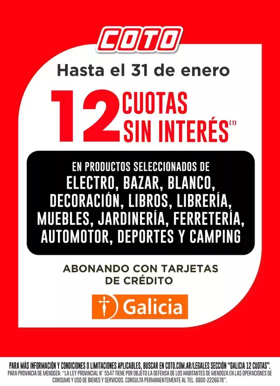 Catálogo Coto | Coto Afiche Web- Galicia | 2026-01-06T00:00:00.000Z - 2026-01-31T00:00:00.000Z