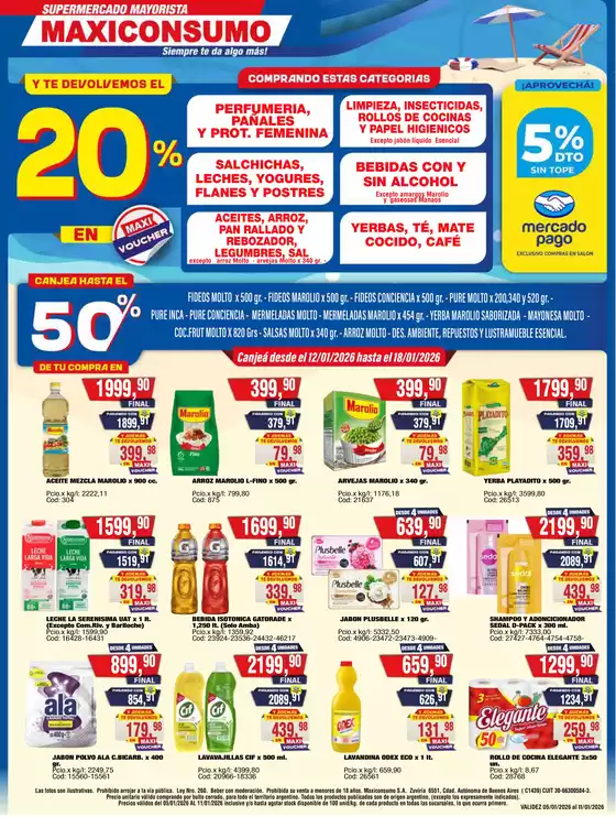 Catálogo Maxiconsumo | Revista n 980 05 01 2026 final 8 | 2026-01-05T00:00:00.000Z - 2026-01-11T00:00:00.000Z