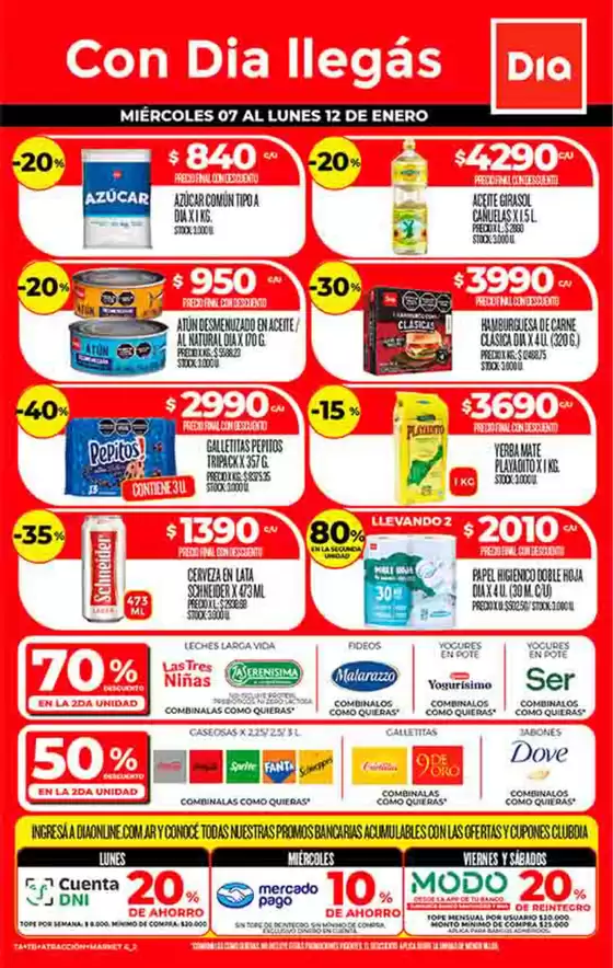 Catálogo Supermercados DIA en Quilmes | Ofertas Dia | 2026-01-07T00:00:00.000Z - 2026-01-12T00:00:00.000Z