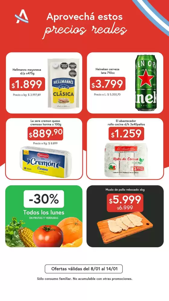 Catálogo El Abastecedor | Grandes descuentos en productos seleccionados | 2026-01-08T00:00:00.000Z - 2026-01-14T00:00:00.000Z