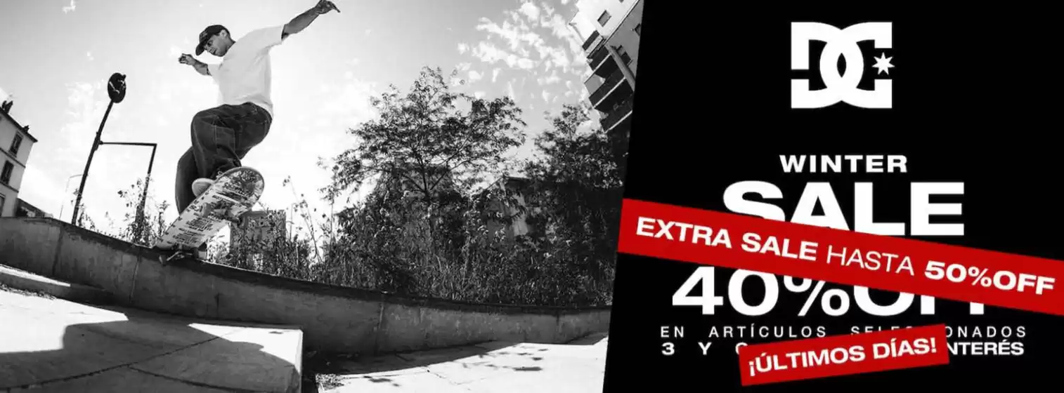 Catálogo DC Shoes | Hasta 50% Off | 2026-01-09T00:00:00.000Z - 2026-01-21T00:00:00.000Z