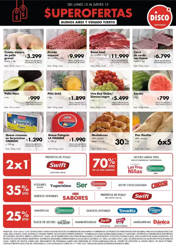 Catálogo Disco | FERIA DE FRESCOS BS. AS | 2026-01-12T00:00:00.000Z - 2026-01-15T00:00:00.000Z