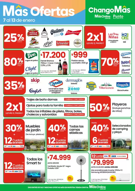 Catálogo HiperChangomas | Más ofertas | 2026-01-12T00:00:00.000Z - 2026-01-13T00:00:00.000Z