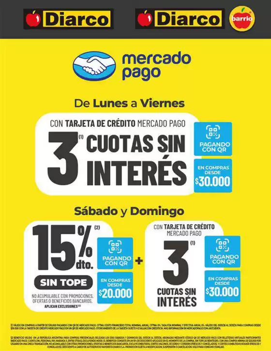 Catálogo Diarco | MERCADOPAGO LUNES A VIERNES ENERO | 2026-01-01T00:00:00.000Z - 2026-01-31T00:00:00.000Z