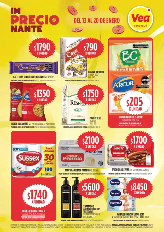 Catálogo Supermercados Vea | Volante imPRECIOnante Cuyo. | 2026-01-13T00:00:00.000Z - 2026-01-20T00:00:00.000Z