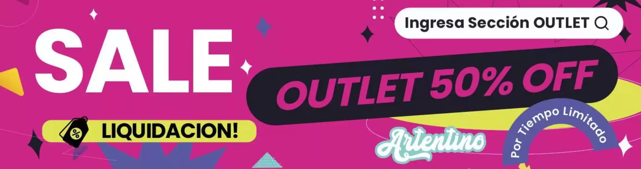 Catálogo Artentino | Sale. Outlet 50% off | 2026-01-14T00:00:00.000Z - 2026-01-31T00:00:00.000Z