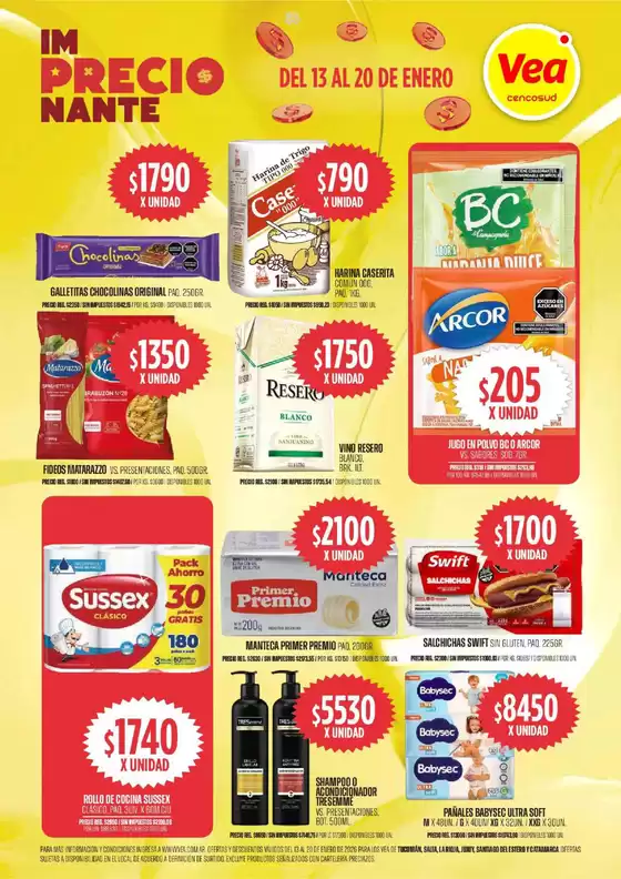 Catálogo Supermercados Vea | Oferta imPRECIOnante | 2026-01-13T00:00:00.000Z - 2026-01-20T00:00:00.000Z