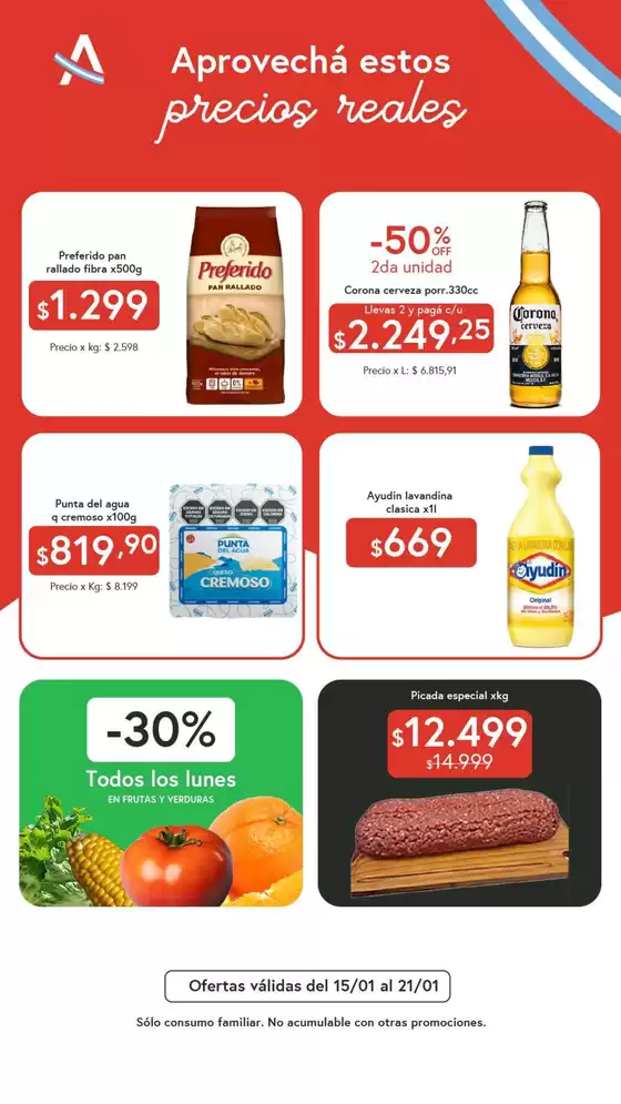 Catálogo El Abastecedor | Ofertas principales para ahorradores | 2026-01-15T00:00:00.000Z - 2026-01-21T00:00:00.000Z