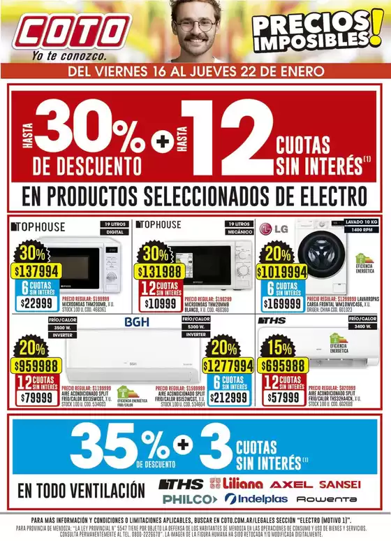 Catálogo Coto | Coto Afiche Electro Motivo | 2026-01-16T00:00:00.000Z - 2026-01-22T00:00:00.000Z
