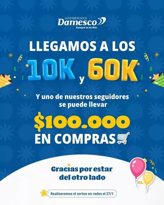 Catálogo Supermercados Damesco | Nuevas ofertas para descubrir | 2026-01-27T00:00:00.000Z - 2026-01-27T00:00:00.000Z
