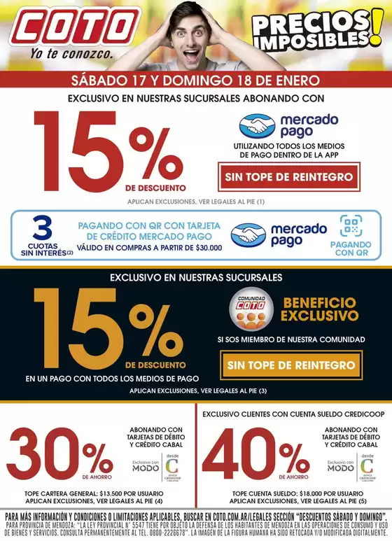 Catálogo Coto | Coto Afiche Descuento | 2026-01-17T00:00:00.000Z - 2026-01-18T00:00:00.000Z