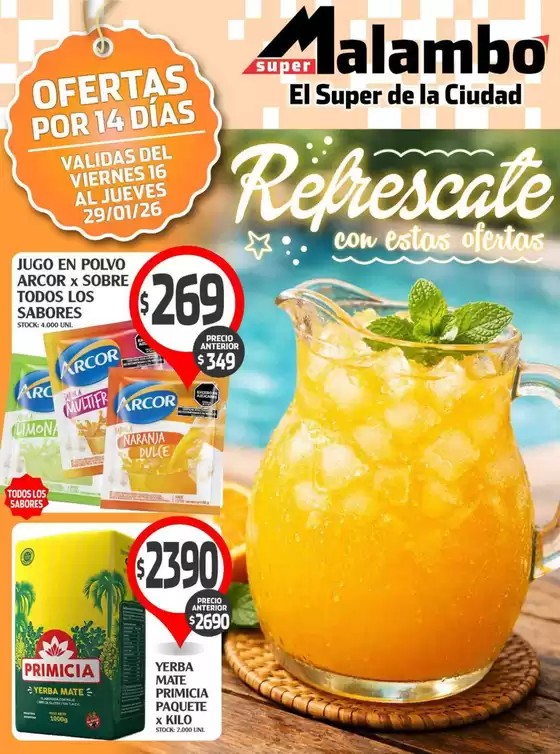 Catálogo Supermercados Malambo | Ahorra ahora con nuestras ofertas | 2026-01-16T00:00:00.000Z - 2026-01-29T00:00:00.000Z