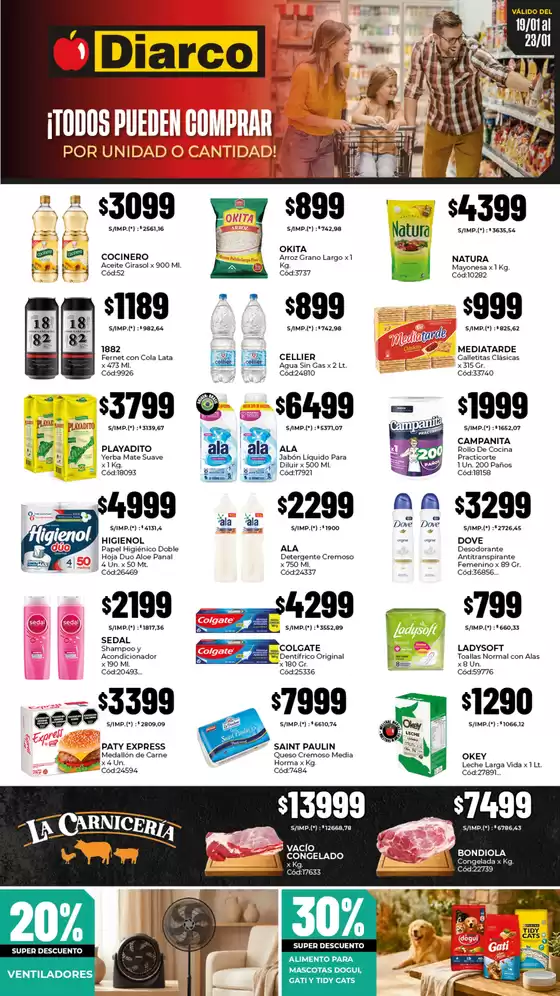 Catálogo Diarco en Mina Clavero | OFERTAS PUEBLO INTERIOR | 2026-01-19T00:00:00.000Z - 2026-01-23T00:00:00.000Z