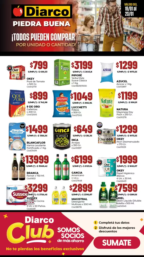 Catálogo Diarco en Mina Clavero | ESPECIAL PIEDRABUENA | 2026-01-19T00:00:00.000Z - 2026-01-23T00:00:00.000Z