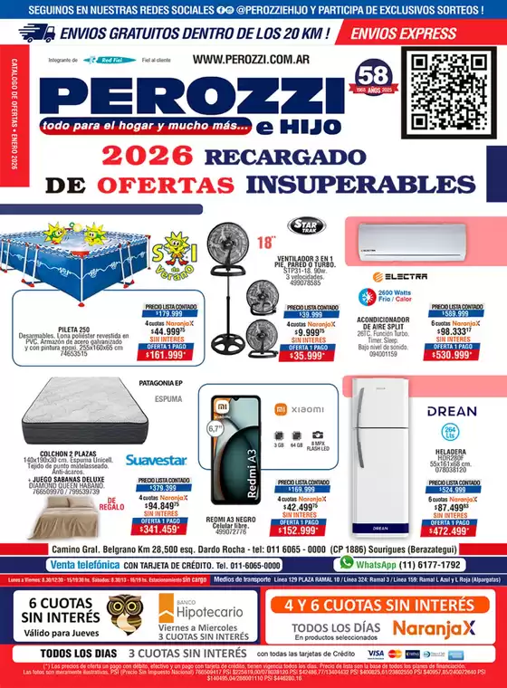 Catálogo Perozzi en Paraná | Catálogo de ofertas | 2026-01-19T00:00:00.000Z - 2026-01-31T00:00:00.000Z