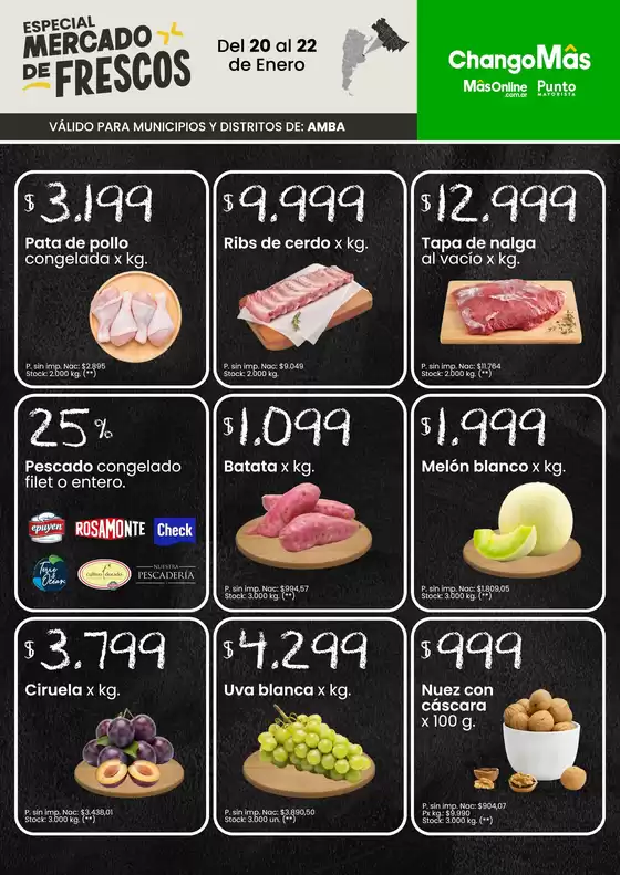 Catálogo HiperChangomas | Especial mercado de frescos | 2026-01-20T00:00:00.000Z - 2026-01-22T00:00:00.000Z