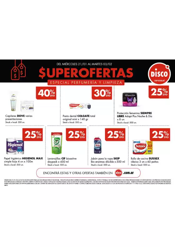 Catálogo Disco | Especial Perfumería y Limpieza | 2026-01-21T00:00:00.000Z - 2026-02-03T00:00:00.000Z