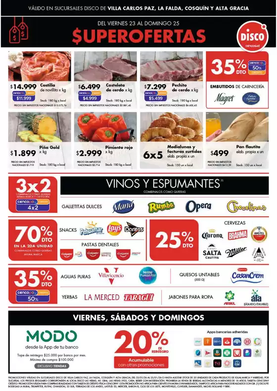 Catálogo Disco | Ofertas | Punilla | 2026-01-23T00:00:00.000Z - 2026-01-25T00:00:00.000Z