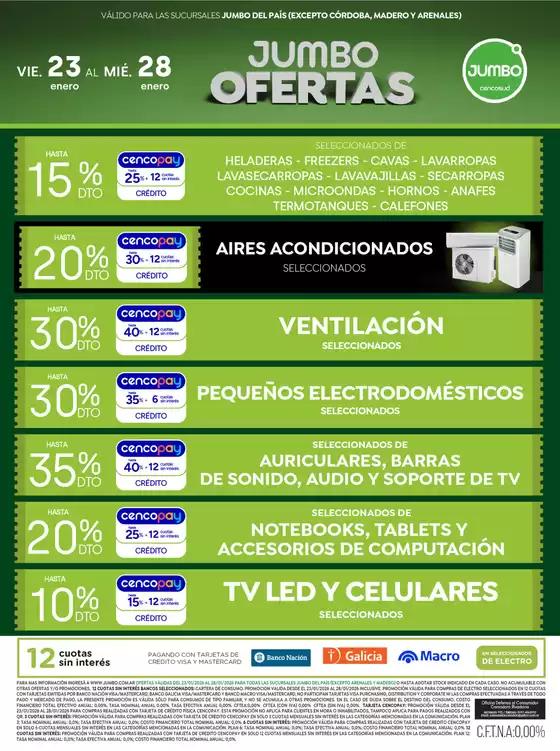 Catálogo Jumbo en Santa Clara del Mar | Oferta | Electro y Hogar | 2026-01-23T00:00:00.000Z - 2026-01-28T00:00:00.000Z