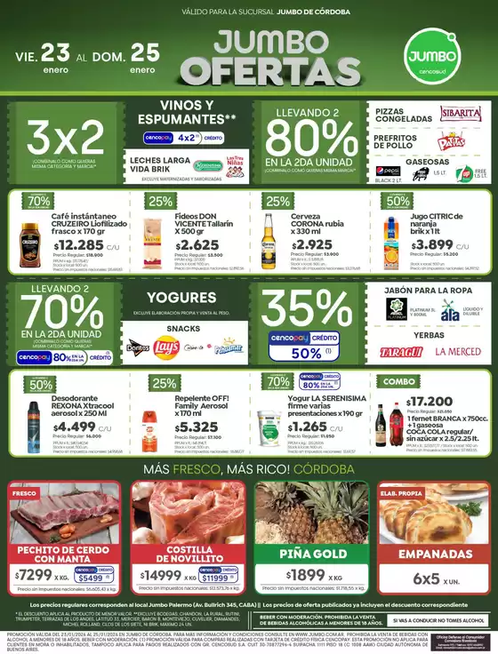 Catálogo Jumbo | Ofertas | Córdoba | 2026-01-23T00:00:00.000Z - 2026-01-25T00:00:00.000Z
