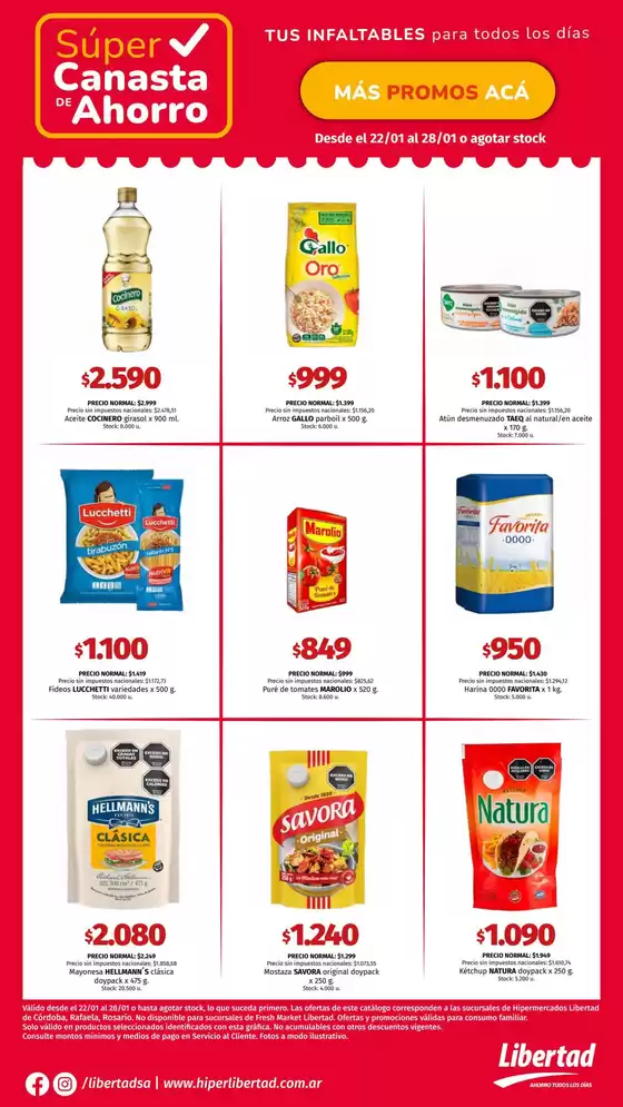 Catálogo Hiper Libertad en Santa Clara del Mar | Catálogo Hiper Libertad | 2026-01-22T00:00:00.000Z - 2026-01-28T00:00:00.000Z