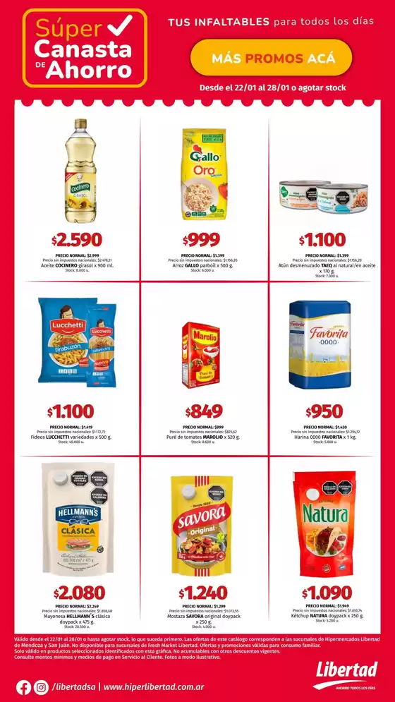 Catálogo Hiper Libertad en Santa Clara del Mar | Descuentos y promociones | 2026-01-22T00:00:00.000Z - 2026-01-28T00:00:00.000Z