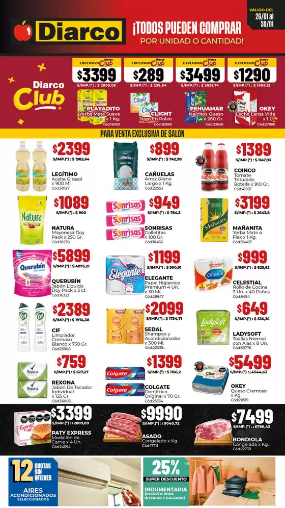 Catálogo Diarco | OFERTAS GBA | 2026-01-26T00:00:00.000Z - 2026-01-30T00:00:00.000Z