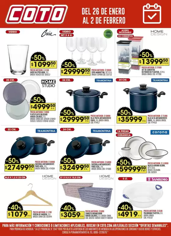 Catálogo Coto | Coto Afiche Web Ofertas Bazar | 2026-01-26T00:00:00.000Z - 2026-02-02T00:00:00.000Z